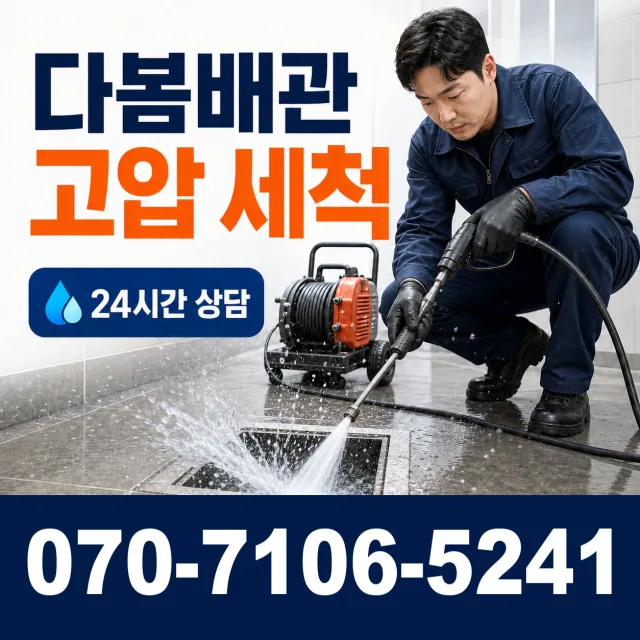 영천시 언하동 배관고압세척 상담 이미지 4